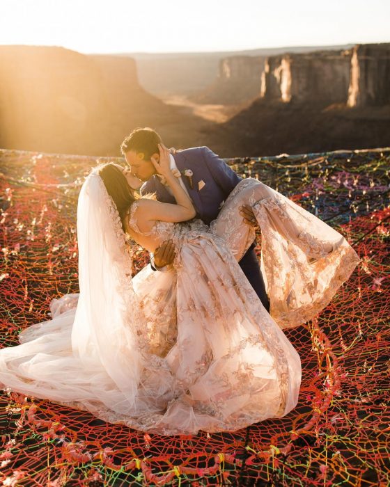 novios recién casados