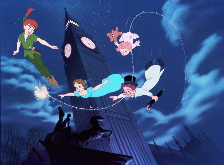 Escena de Peter Pan