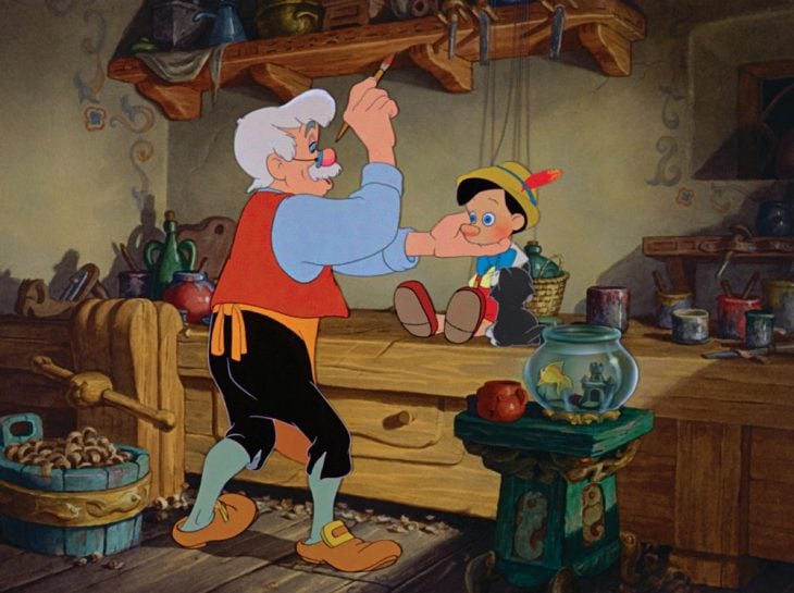 Escena de la película Pinocho 