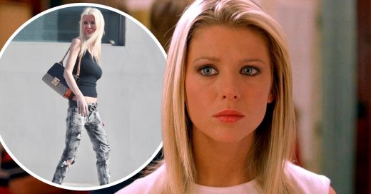 Tara Reid preocupa por su extrema delgadez y pálida piel