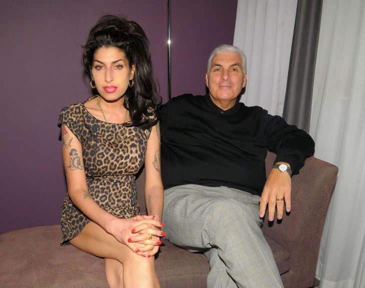 amy winehouse y su padre