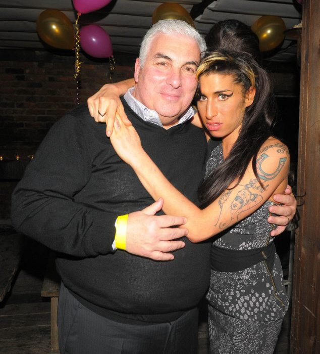 amy winehouse y su padre