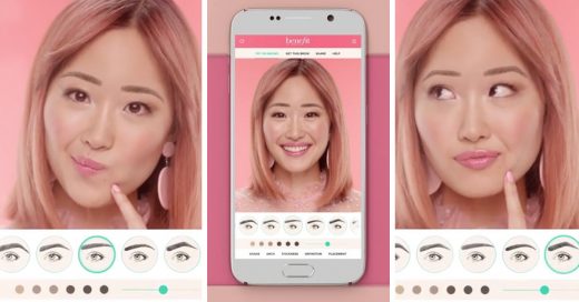 Esta app te permite crear tu propio diseño de cejas antes de cometer un error con las pinzas