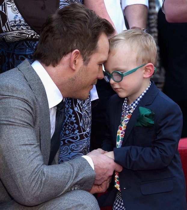 chris pratt y su hijo jack