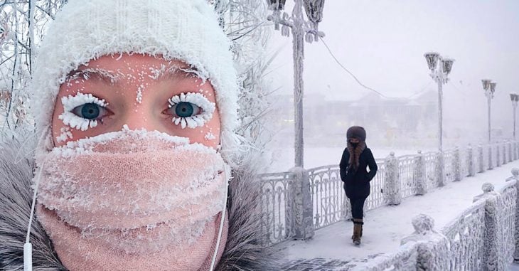 Este fotógrafo capturo las imágenes de la ciudad más fría del mundo; Los termómetros estallaron a -62°C