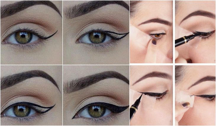 delineado de cat eye