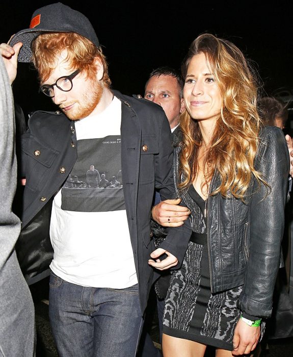 ed sheeran y su novia