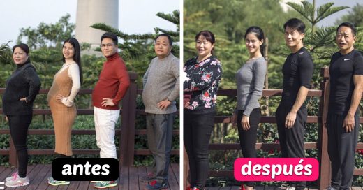 Esta familia pasó 6 meses haciendo ejercicio; ahora lucen como todos unos modelos