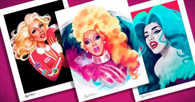 Artista mexicano ilustra geniales caricaturas inspiradas en las diosas de RuPaul’s Drag Race