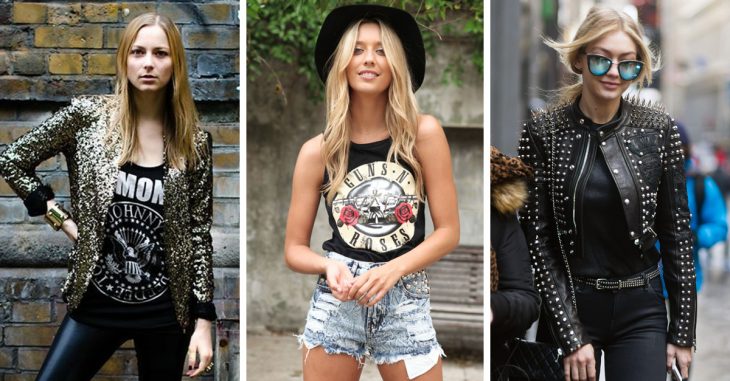 15 para lograr un lindo estilo rock glam