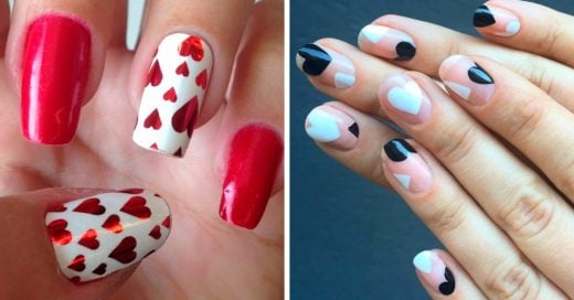 20 Hermosos diseños para uñas especiales para el día de San Valentin
