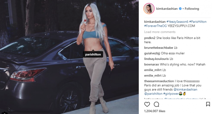 Paris Hilton imita a Kim Kardashian para una sorprendente campaña publicitaria