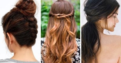 10 Sencillos peinados para cuidar tu melena larga durante clima con mucho frío y aire