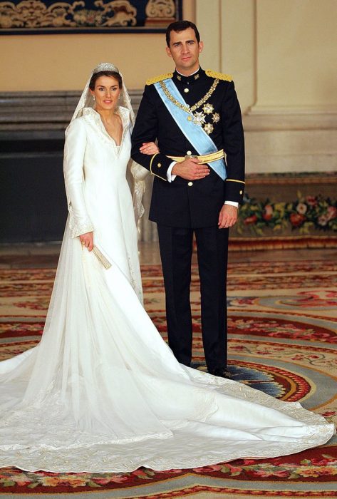 reina letizia vestido de novia