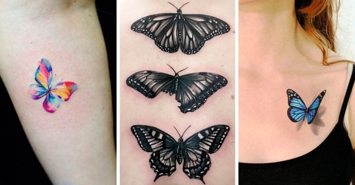 25 Tatuajes de mariposas que te harán lucir súper chic