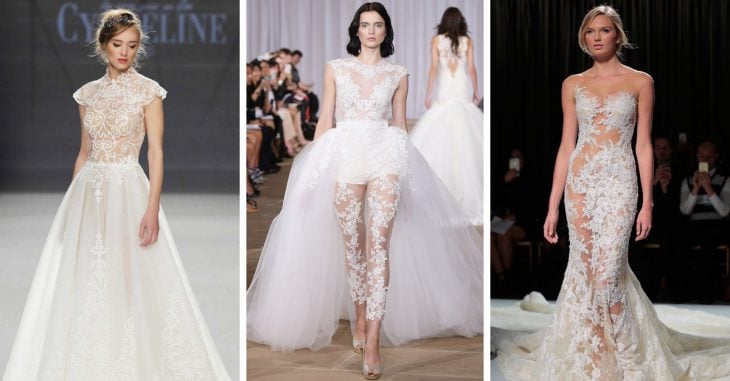 15 Vestidos de novia con diseño naked que te harán amarlos u odiarlos