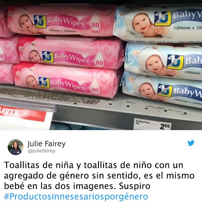 Productos innesesarios por genero