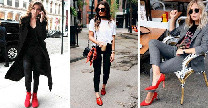 15 Estilos de zapatos rojos que te darán toda la sensualidad