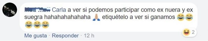 comentario en Facebook sobre agencia d viaje que regalo vuelo con ex