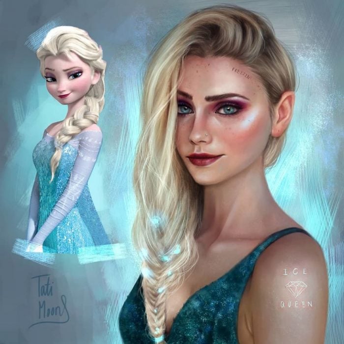 Dibujo de Elsa 