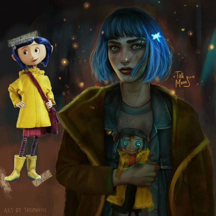 Dibujo de Coraline