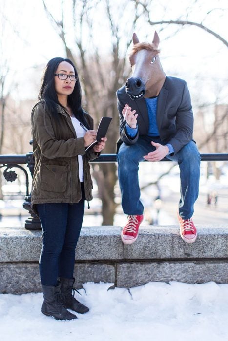 BoJack Horseman and Diane Nguyen from “BoJack Horseman” chicos sesion de compromiso pareja cosplay actores