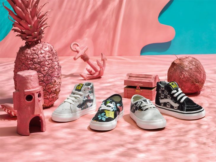 Colección de tenis de Bob esponja creados por Vans