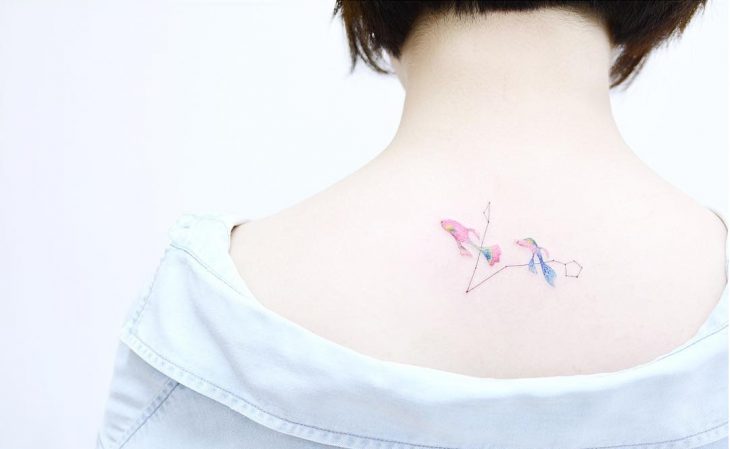 Tatuajes inspirados en constelaciones