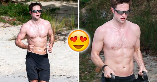 Robert Pattinson muestra su abdomen de infarto mientras disfruta unas vacaciones en la playa