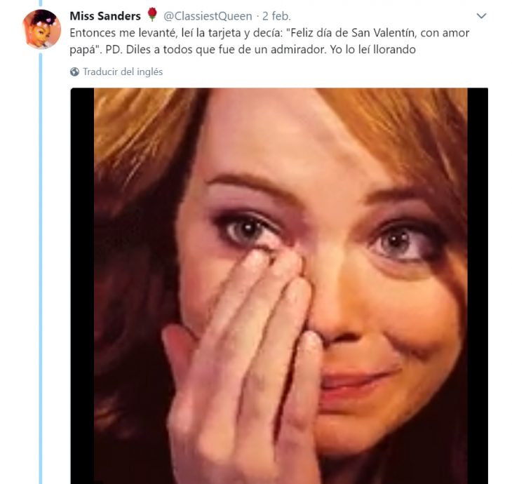 Comentarios en twitter sobre la lección que un padre le dio a su hija el día de San Valentín 