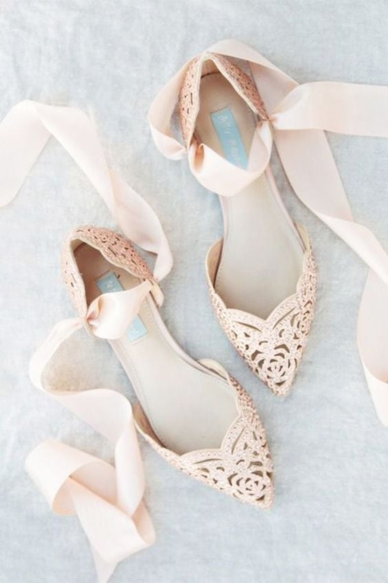 15 Hermosos zapatos sin tacón para tu fiesta de 15 años