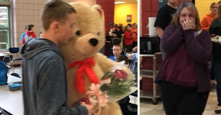 Chica fue victima de bullying en San Valentín y su amigo decidió darle una enorme sorpresa