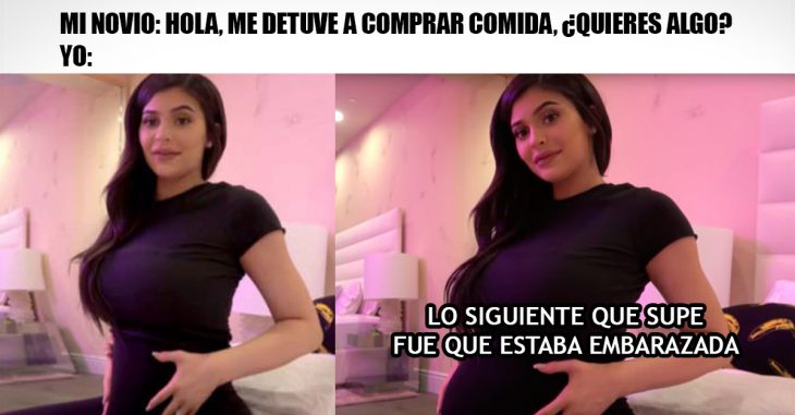 Kylie Jenner embarazada se ha vuelto el meme del momento