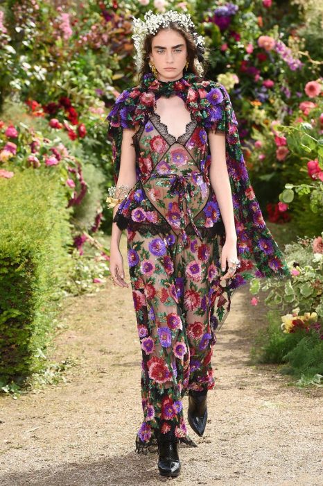 moda flores primavera 2018 rodarte