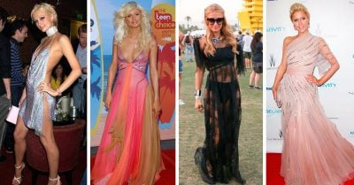 30 Inolvidables looks de Paris Hilton que demuestran su evolución de estilo
