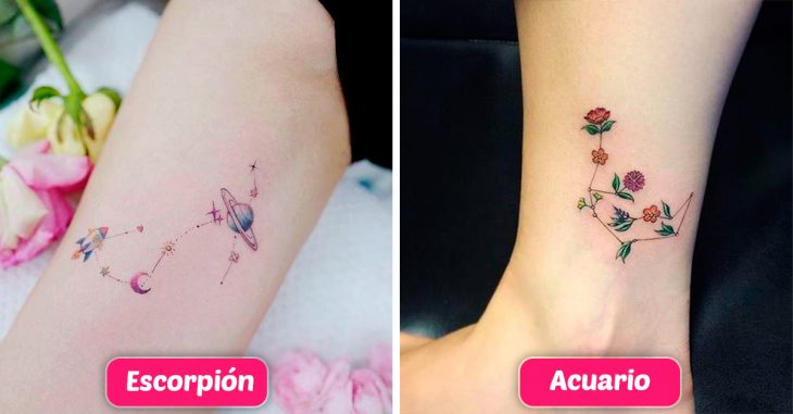 12 Ideas de constelaciones miniatura que deberías tatuarte según tu signo zodiacal