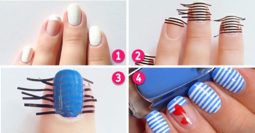 15 Sencillos tutoriales para decorar tus uñas; olvídate de hacer cita en el salón de belleza