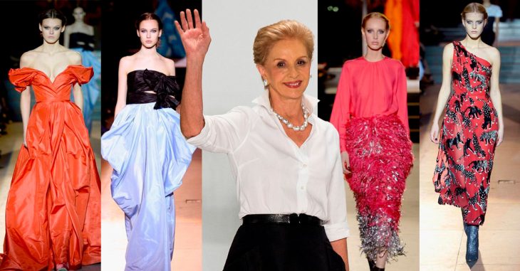 Carolina Herrera se despide del mundo de la moda con una espectacular pasarela