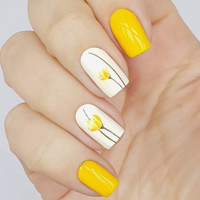 uñas para primavera