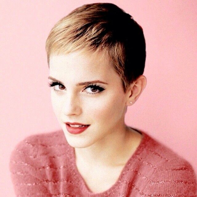 Ideas cabello corto castaño emma watson pixie