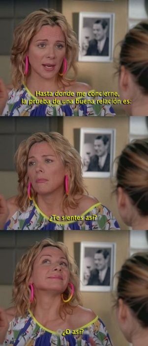 Lecciones de Samantha Jones sobre relaciones