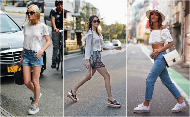 outfits con flatforms chica 