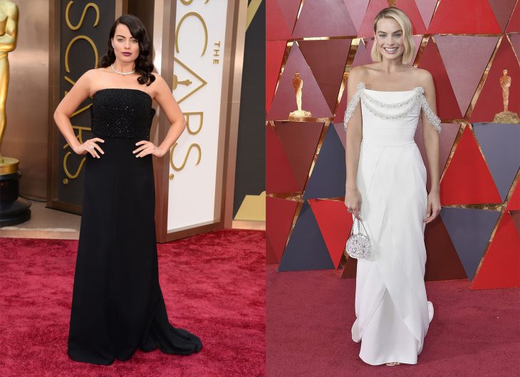 Actrices su primera alfombra roja premios oscar vs actualidad 