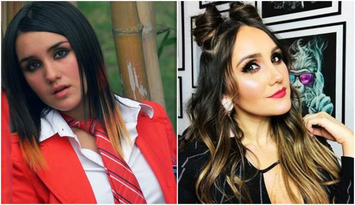 chica con cabello castaño