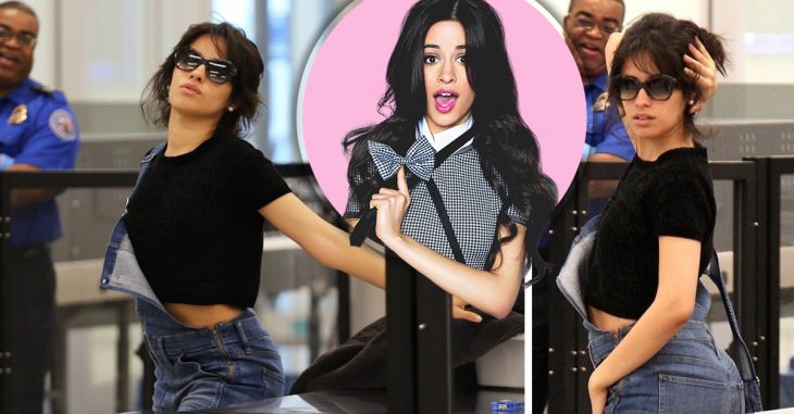 Camilla Cabello hizo una sesión de fotos en el aeropuerto