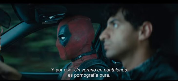 Escena del trailer de deadpool 2