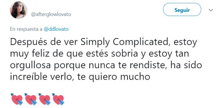 Comentarios en Twitter sobre la sobriedad de Demi Lovato 