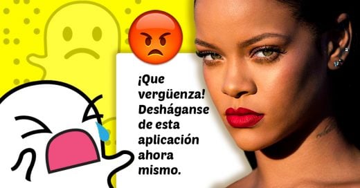 Rihanna enfurece contra Snapchat por una publicación y pide a sus fans que abandonen la app