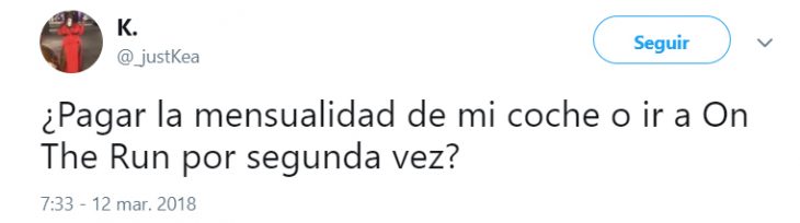 Comentarios en Twitter sobre la gira de Beyoncé y Jay Z 