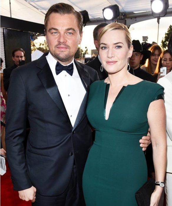 Kate Winslet y Leo DiCaprio juntos en los screen actors guild award